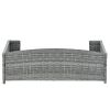 Dog Bed, Pet Bed, Pet Enclosures, Pet Outdoor Furniture, Pet Patio Furniture, Seasonal PE Wicker Pet Furniture, Dog Bed With Cushion